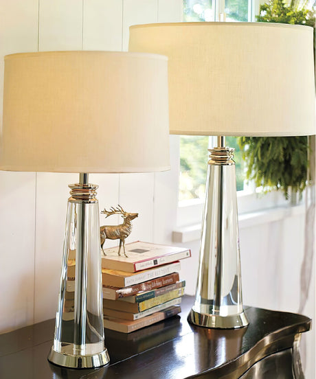 Crystal Table Lamp  Tapered Column Design - Product detail 16