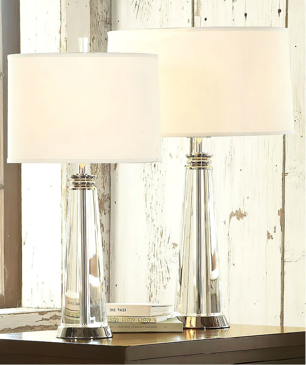 Crystal Table Lamp  Tapered Column Design - Product detail 4