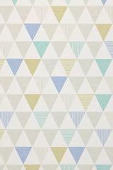 Geometric Mural Wallpaper | Pastel Triangle Pattern Design