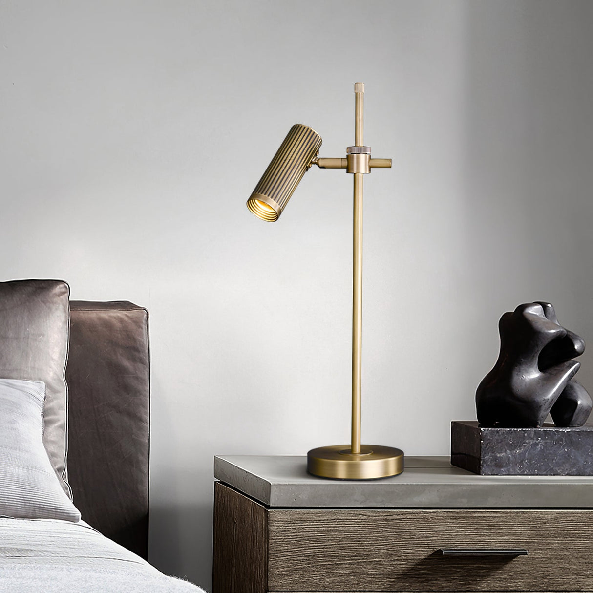 Modern Brass Task Lamp  Adjustable Spotlight Design - Product example