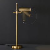 Modern Brass Task Lamp  Adjustable Spotlight Design - Product detail 5