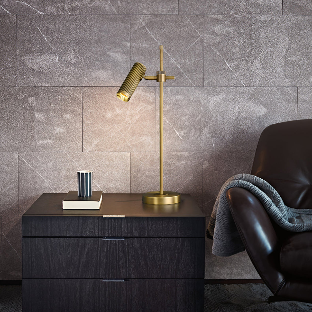 Modern Brass Task Lamp  Adjustable Spotlight Design - Product detail 6