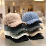Teddy Baseball Cap  Soft Fleece Adjustable Winter Hat - Detailed view