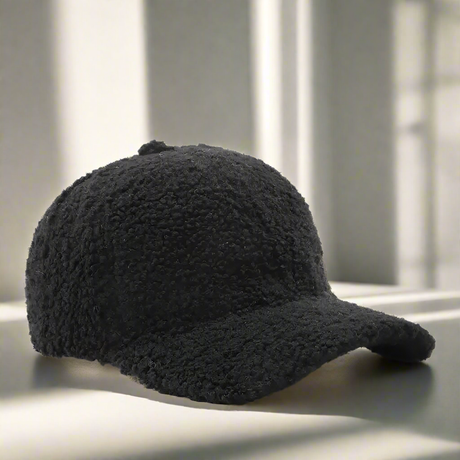 Teddy Fleece Baseball Cap  Soft Sherpa Winter Hat - Product detail 5