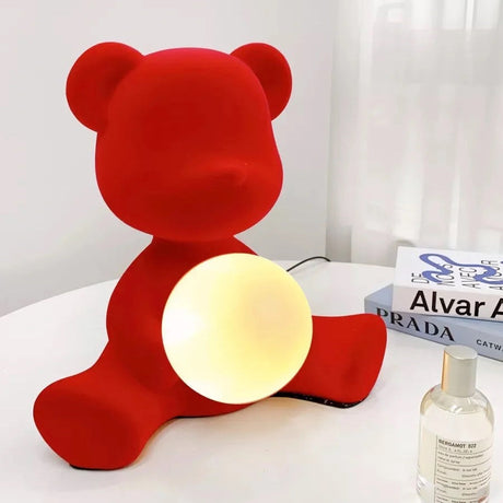 Teddy Bear Table Lamp  Soft Velvet LED Night Light - Product detail 6