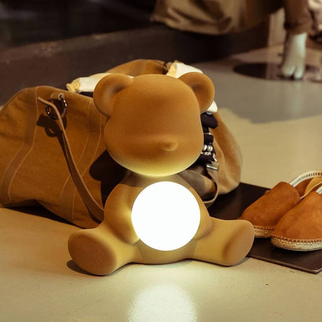 Teddy Bear Table Lamp  Soft Velvet LED Night Light - Product detail 20
