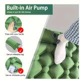 Camping Sleeping Pad  Inflatable Air Mattress with Built-in Pump - Product example