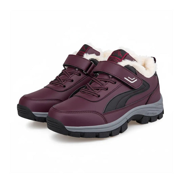 Waterproof Walking Shoes  Fleece Lined Winter Comfort - Product showcase
