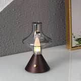 Vintage Table Lamp  Glass Hourglass Design - Product detail 10