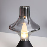 Vintage Table Lamp  Glass Hourglass Design - Product detail 17