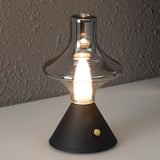 Vintage Table Lamp  Glass Hourglass Design - Product detail 32