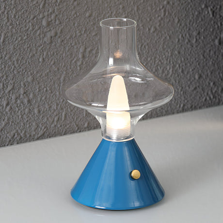 Vintage Table Lamp  Glass Hourglass Design - Product detail 30