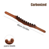 Wooden Gua Sha Massage Tool  Natural Therapy Stick With Rolling Beads - Product detail 6