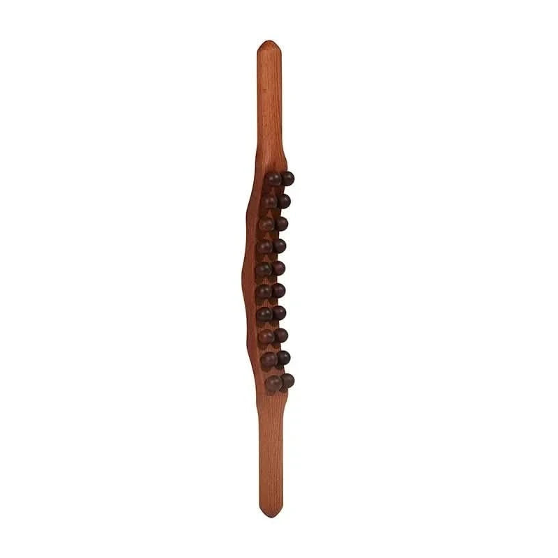 Wooden Gua Sha Massage Tool  Natural Therapy Stick With Rolling Beads - Product detail 9
