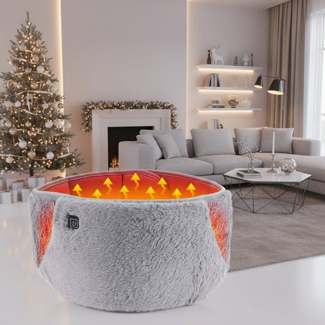 Electric Heating Belt  Soft Crystal Velvet Hand and Waist Warmer - Product showcase