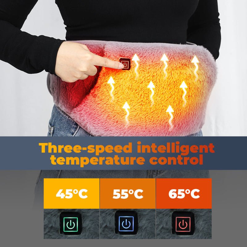 Electric Heating Belt  Soft Crystal Velvet Hand and Waist Warmer - Product detail 5