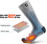 Rechargeable Heated Socks  Premium Battery Powered Winter Warmth - Detailed view