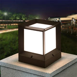 Modern Pillar Light  Square LED Post Lamp for Outdoor - Product showcase
