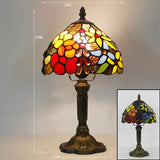 Floral Table Lamp  Stained Glass Sunflower Design - Product detail 6