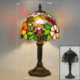 Floral Table Lamp  Stained Glass Sunflower Design - Product detail 11