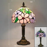 Floral Table Lamp  Stained Glass Sunflower Design - Product detail 9