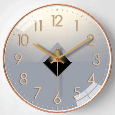Silent Wall Clock  Gradient Gold Digital Design - Product detail 10