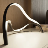 Modern LED Wall Lamp  Curved Minimalist Design - Product example