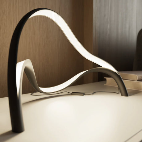 Modern LED Wall Lamp  Curved Minimalist Design - Product example