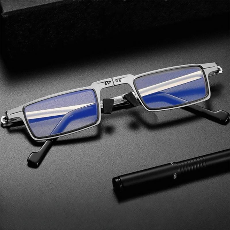 Foldable Reading Glasses  Lightweight Titanium Frame Blue Light Blocking - Detailed view