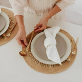 Minimalist Cutlery Set  20-Piece Stainless Steel Gold Flatware - Product detail 7