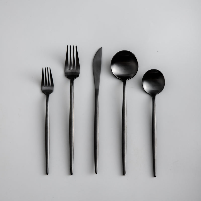 Gold Cutlery Set  Minimalist 20-Piece Stainless Steel Collection - Product detail 10
