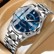 Mens Sports Watch  Blue Dial Stainless Steel Two-Tone - Product detail 9