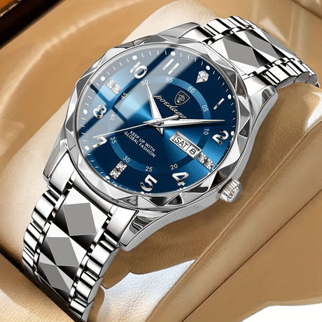 Mens Sports Watch  Blue Dial Stainless Steel Two-Tone - Product detail 9