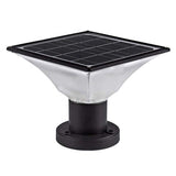 Solar Pillar Light  Modern Aluminum Post Light With 3-Color LED - Product showcase