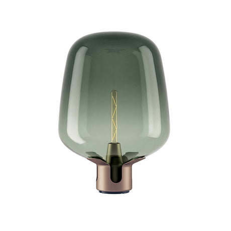 Modern Glass Table Lamp  Smoke Dome LED Design - Product detail 12