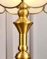 Vintage Brass Table Lamp  Tulip Glass Shade Design - Product detail 10