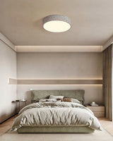 Modern Ceiling Light  Brutalist Gray Round Design - Product detail 10