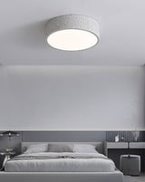 Modern Ceiling Light  Brutalist Gray Round Design - Product detail 5