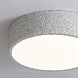Modern Ceiling Light  Brutalist Gray Round Design - Product example