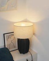 Modern Ceramic Table Lamp  Ribbed Base Design - Product detail 18