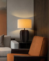 Modern Ceramic Table Lamp  Ribbed Base Design - Product detail 23