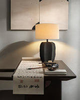 Modern Ceramic Table Lamp  Ribbed Base Design - Product detail 22
