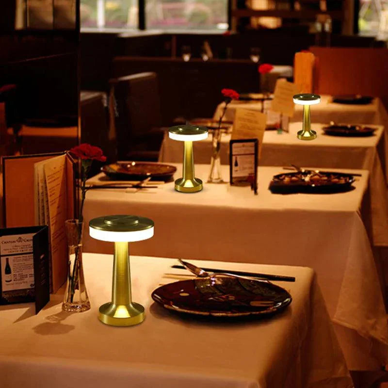 Modern LED Table Lamp  Touch Control Metallic Design - Product example
