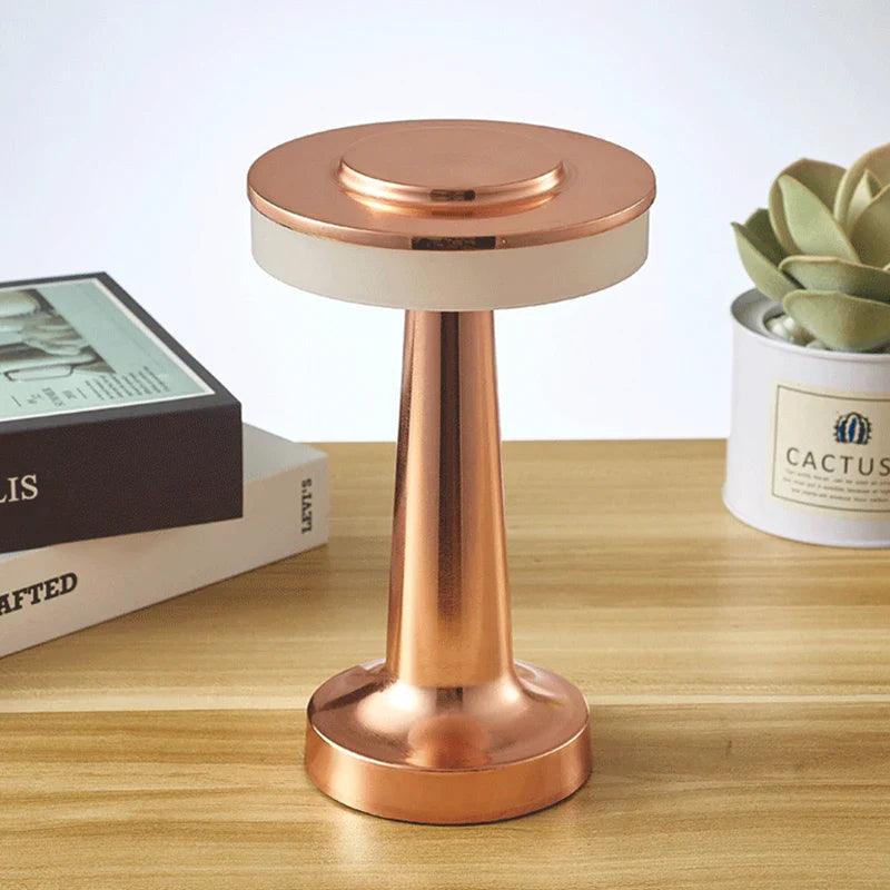Modern LED Table Lamp  Touch Control Metallic Design - Product detail 5
