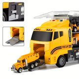 Construction Vehicle Toy Set  Interactive Play Mat And Storage Case - Product detail 4