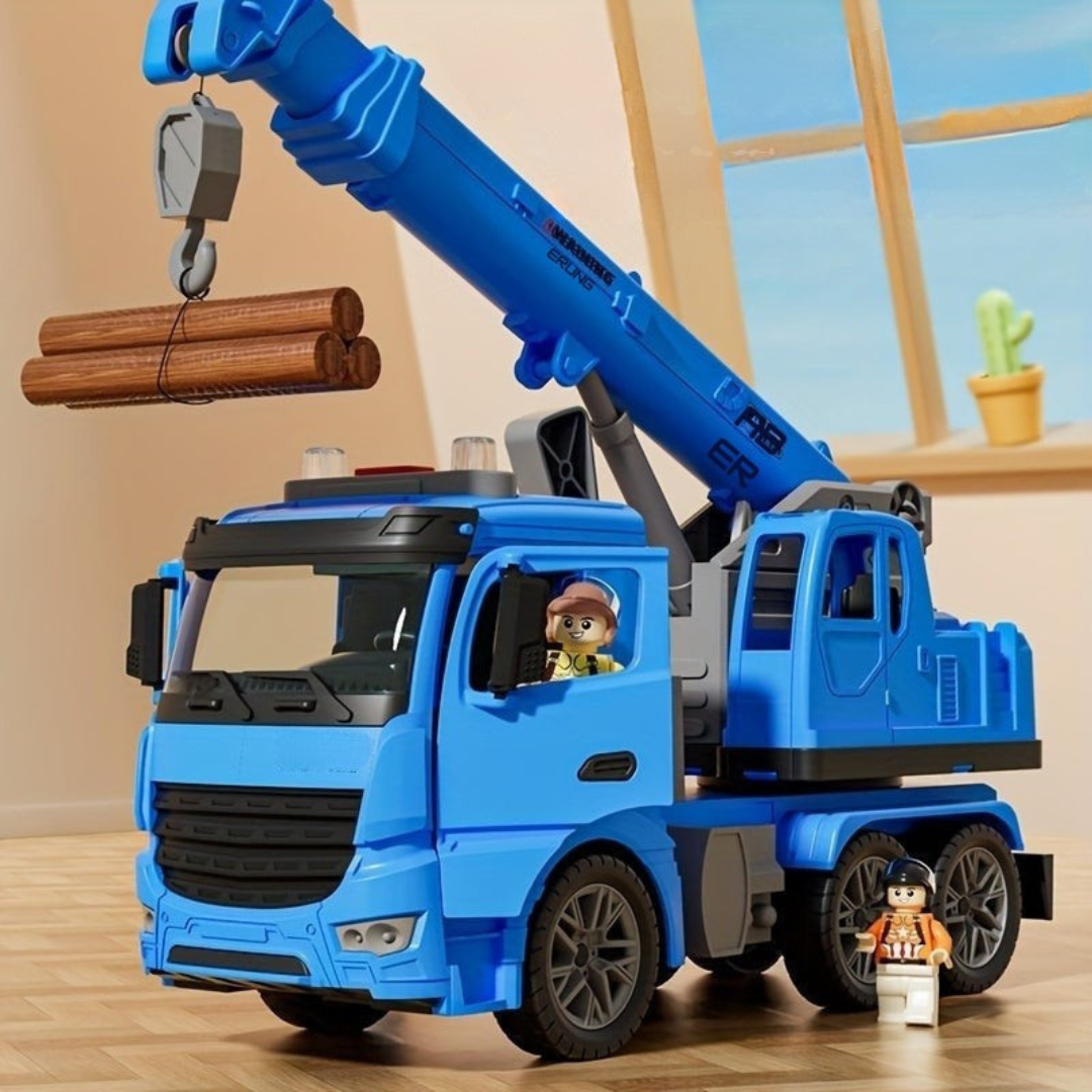 Construction Crane Truck  Interactive Educational Vehicle with Moving Arm - Product detail 4
