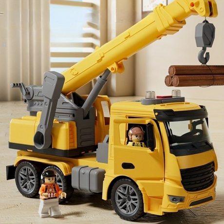 Construction Crane Truck  Interactive Educational Vehicle with Moving Arm - Product detail 5
