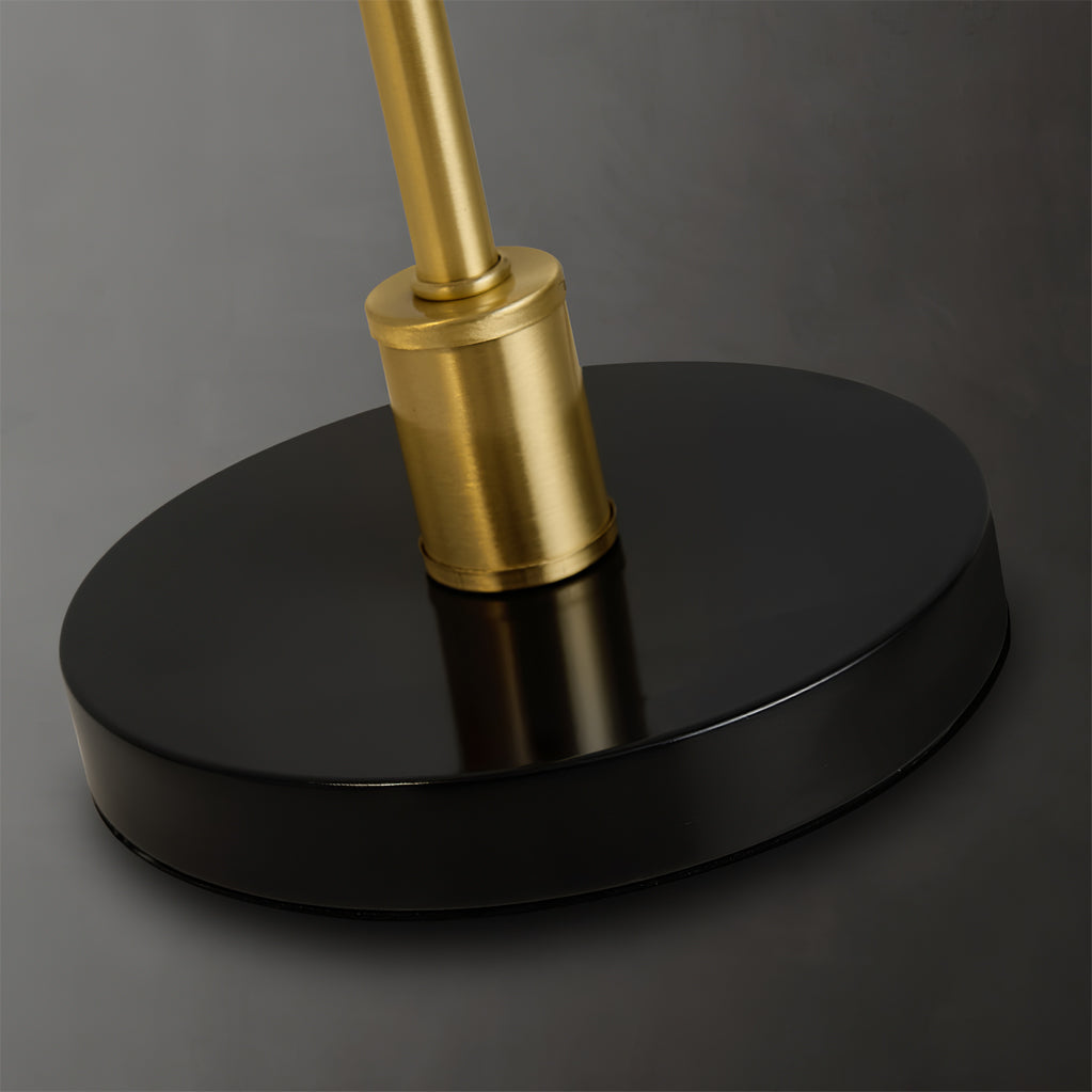Modern Task Desk Lamp  Brass and Black Metal Design - Product detail 12
