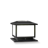 Modern Solar Lantern  Black Metal Garden Light - Product detail 17