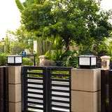 Modern Solar Lantern  Black Metal Garden Light - Product detail 11